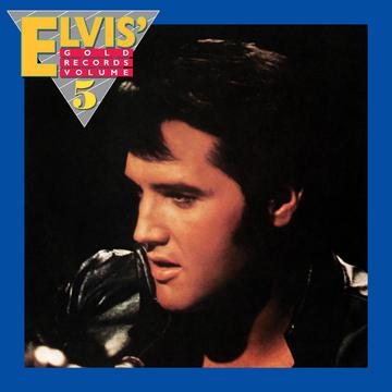 ELVIS PRESLEY 'ELVIS' GOLD RECORDS VOLUME 5' LP - LTD. TRANSLUCENT GOLD