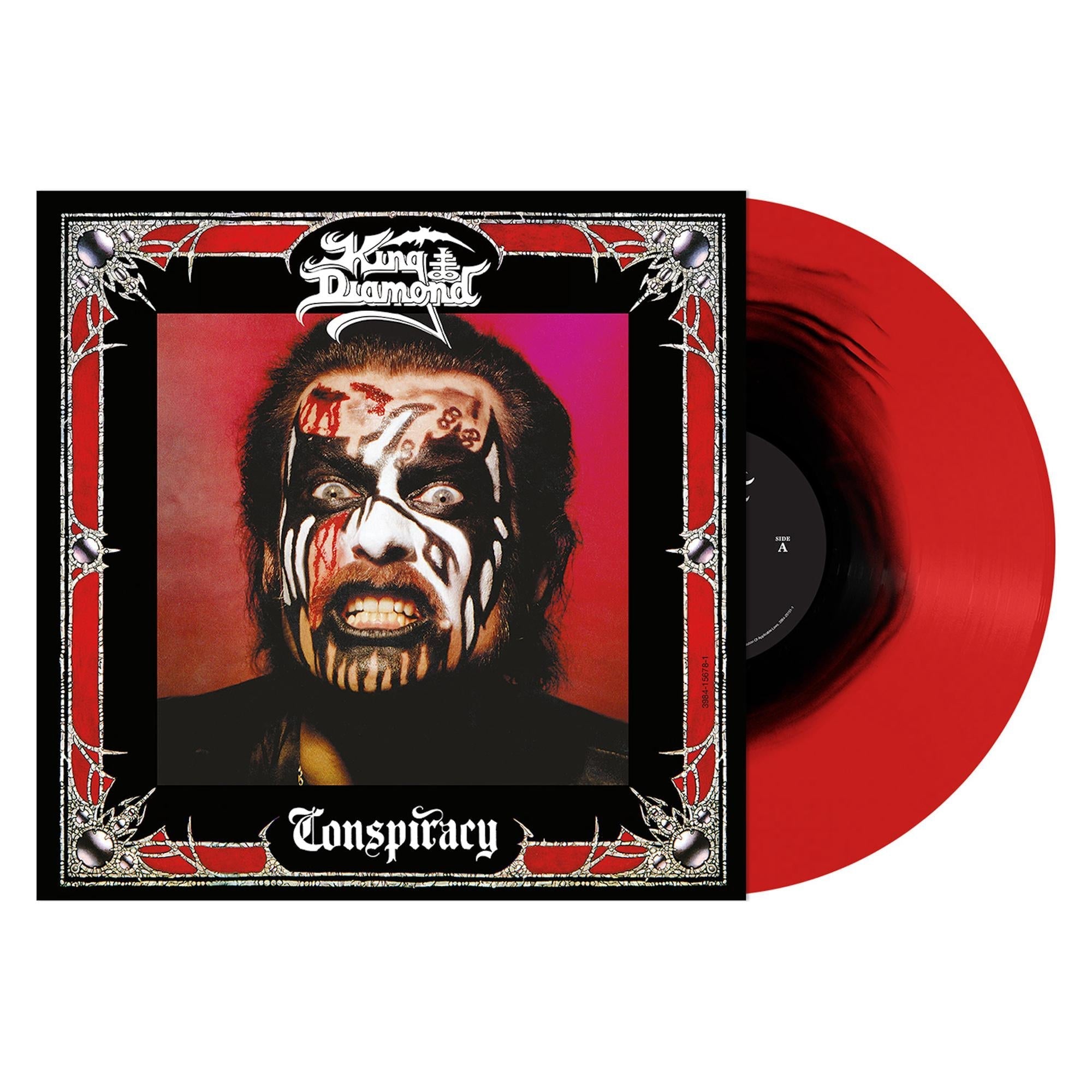KING DIAMOND 'CONSPIRACY' LP - APPLE RED/BLACK HAZE