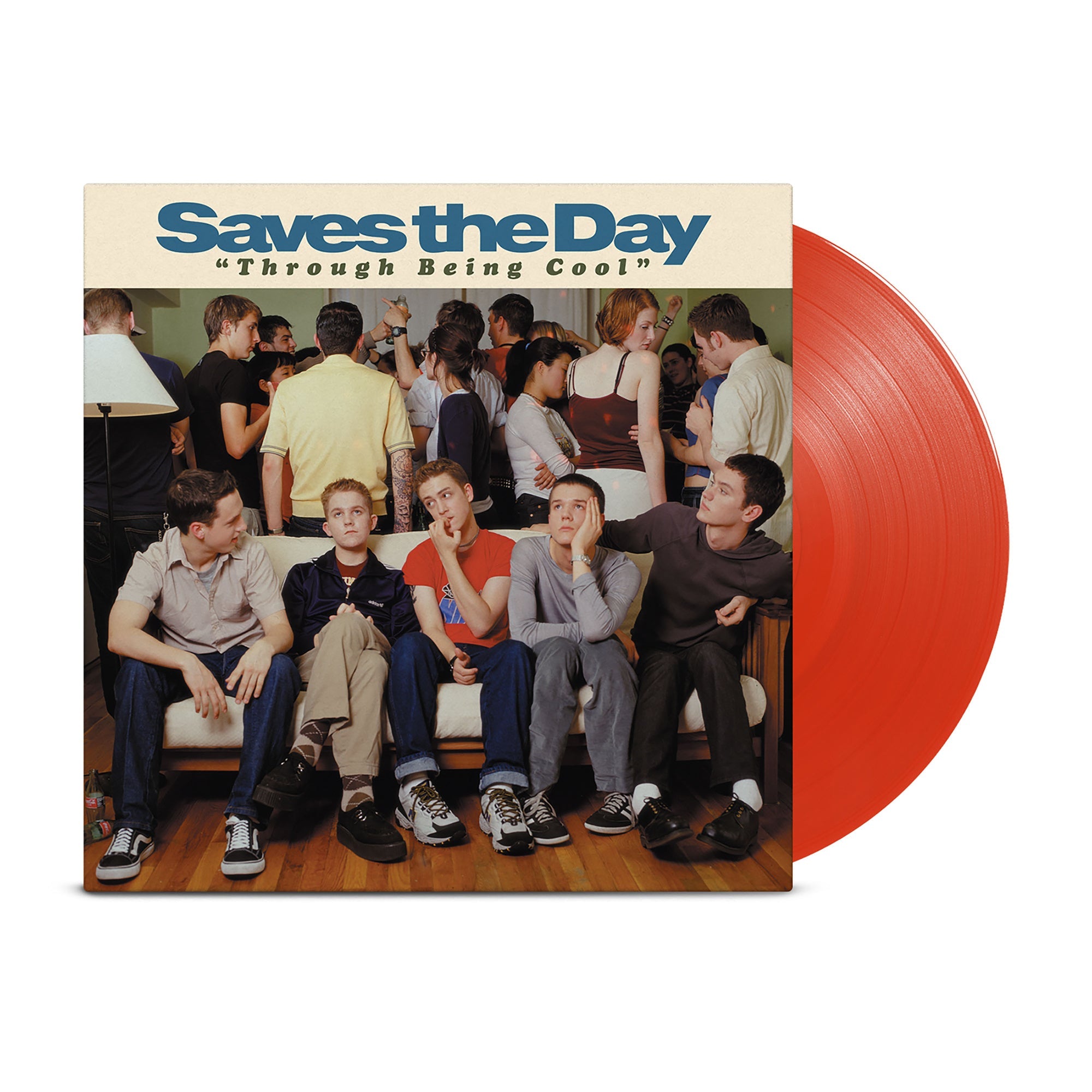 SAVES THE DAY 'THROUGH BEING COOL' LP - FLAME RED – Veeps Inc