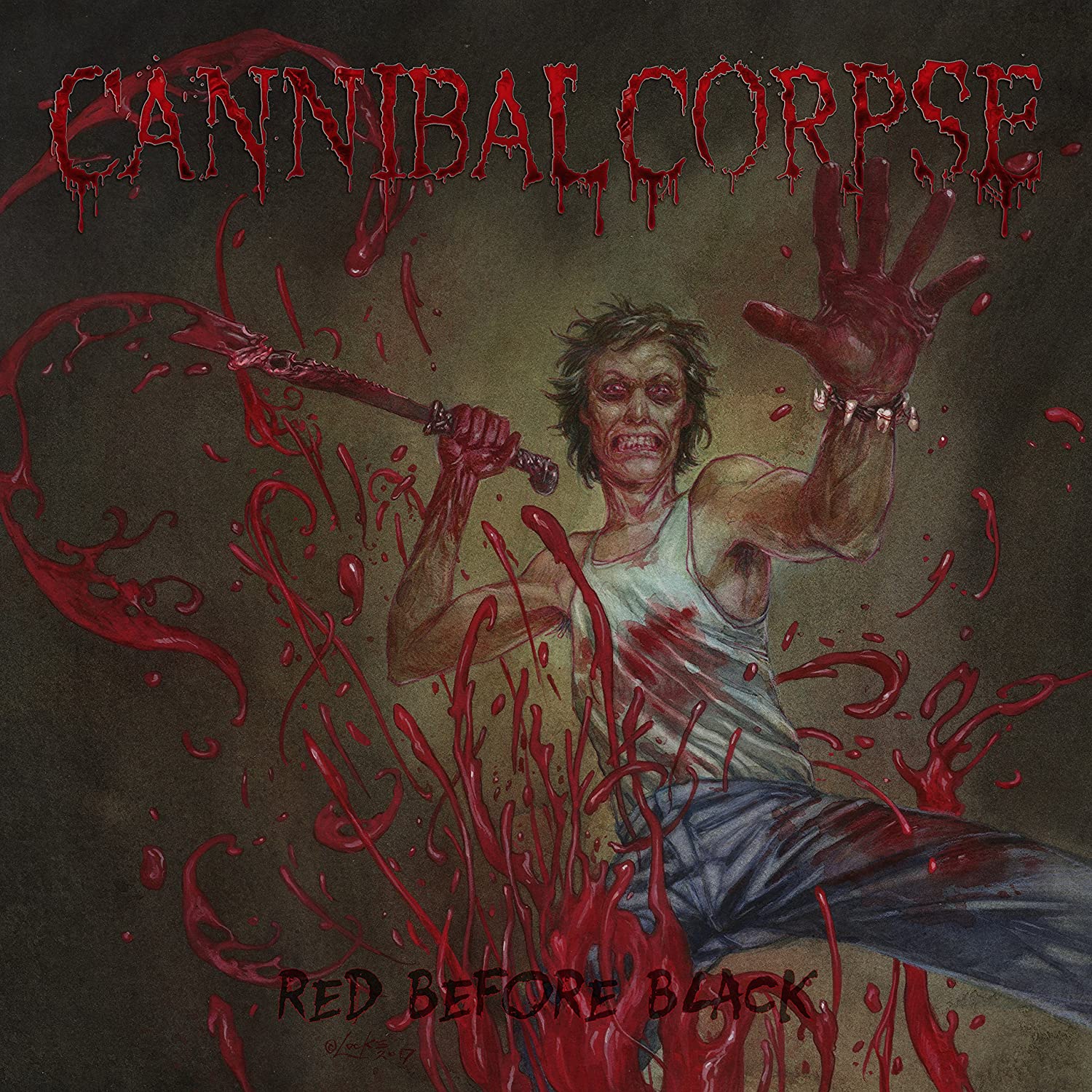 CANNIBAL CORPSE 'RED BEFORE BLACK' LP - PICTURE DISC