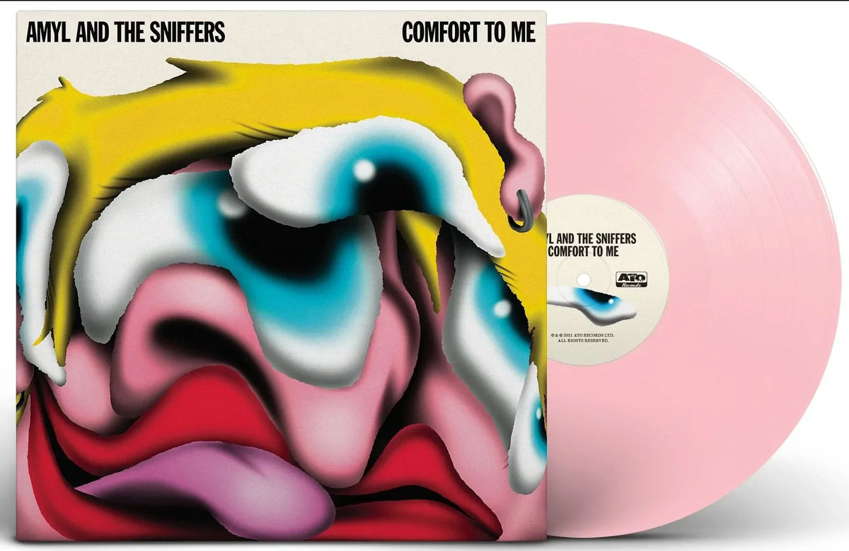 AMYL & THE SNIFFERS'COMFORT TO ME' LP - LTD. 500 - PINK