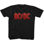 AC/DC - DISTRESSED RED YOUTH SHIRT