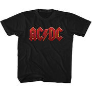 AC/DC - DISTRESSED RED YOUTH SHIRT