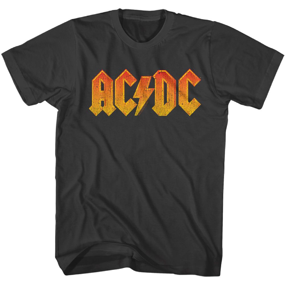 AC/DC - DISTRESSED ORANGE SHIRT