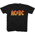 AC/DC - DISTRESSED ORANGE YOUTH SHIRT