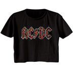 AC/DC - LEOPARD PRINT LADIES SHIRT