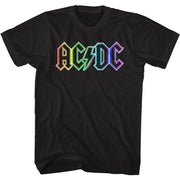 AC/DC - RAINBOW LOGO SHIRT