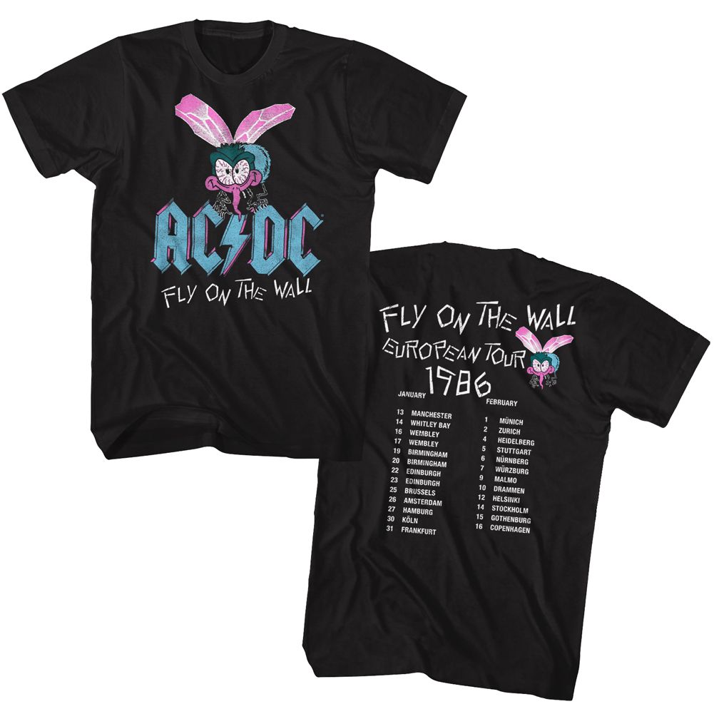 AC/DC - FLY WALL EURO TOUR SHIRT