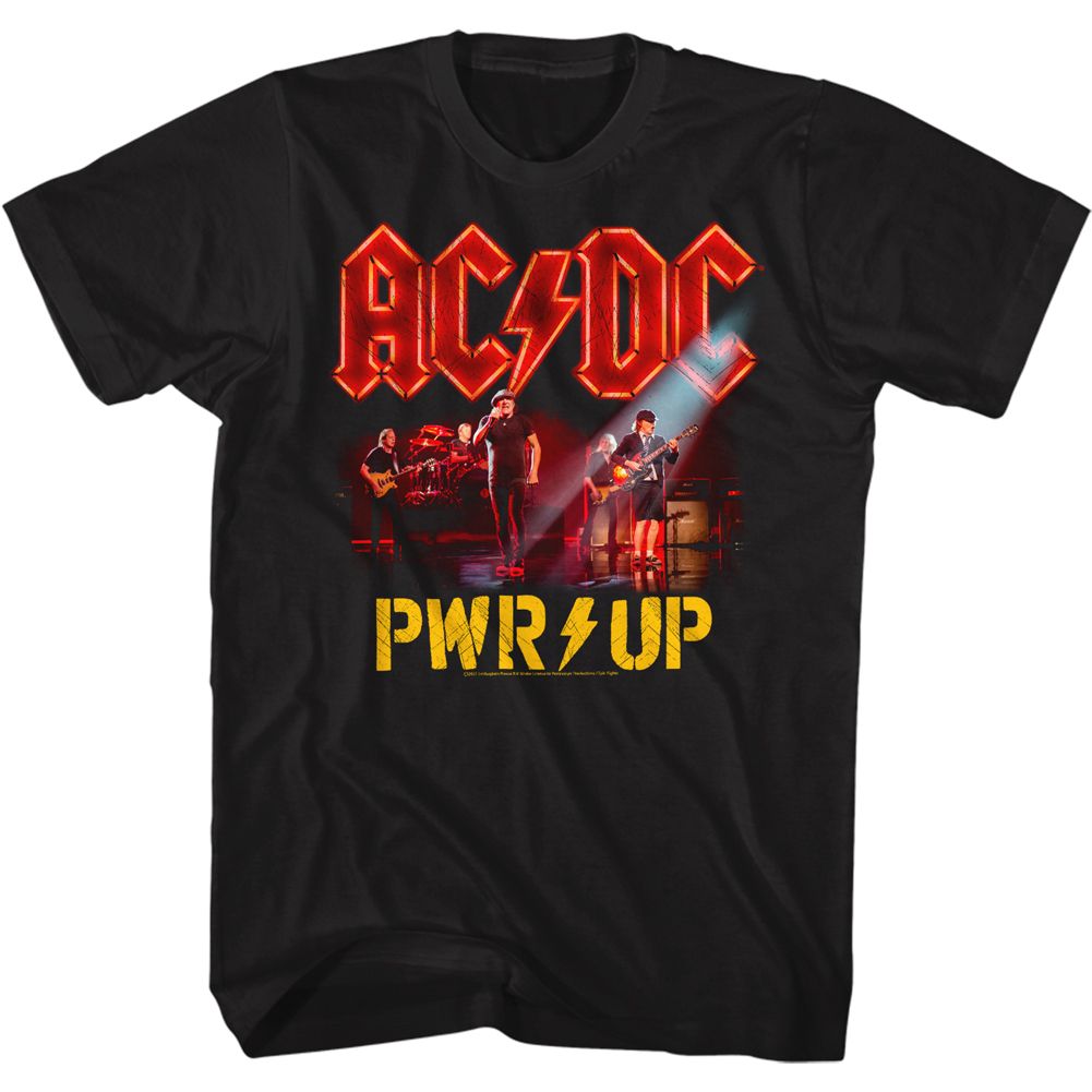 AC/DC - PWRUP BAND PHOTO SHIRT