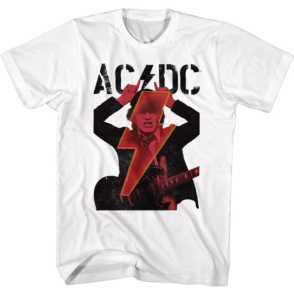 AC/DC - ANGUS HORNS AND BOLT SHIRT