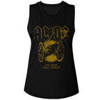AC/DC - MONOCHROME FTATR LADIES SHIRT
