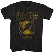 AC/DC - MONOCHROME FTATR SHIRT