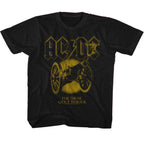 AC/DC - MONOCHROME FTATR YOUTH SHIRT