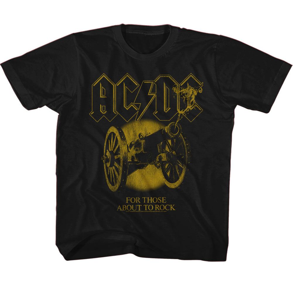 AC/DC - MONOCHROME FTATR YOUTH SHIRT