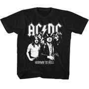 AC/DC - BW HIGHWAY PHOTO YOUTH SHIRT