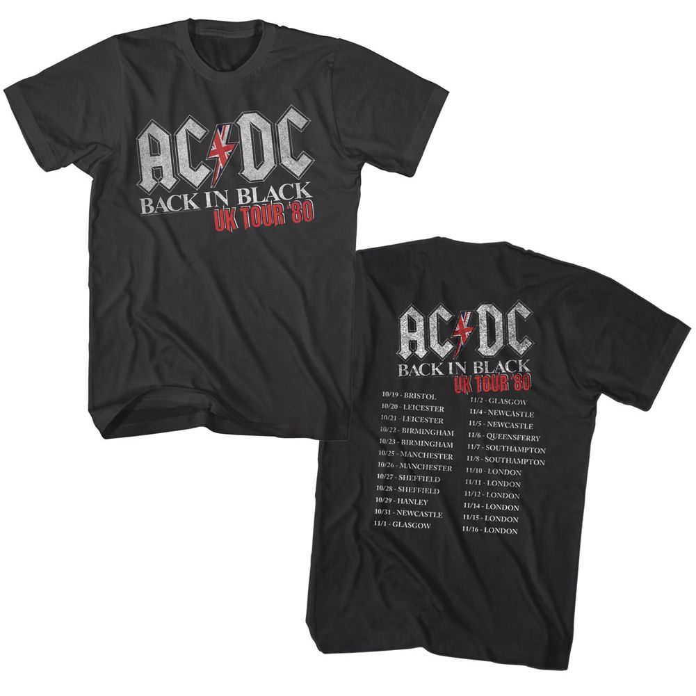 AC/DC - IN BLACK UK TOUR SHIRT