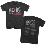 AC/DC - IN BLACK UK TOUR SHIRT