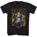 AC/DC - FIRE AND GUITAR SHIRT