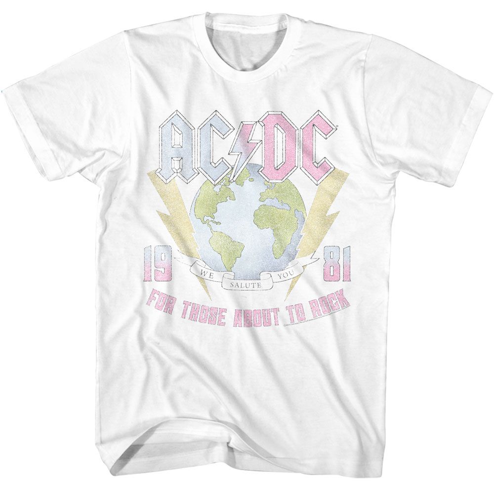 AC/DC - EARTH FOR THOSE ABOUT TO ROCK SHIRT
