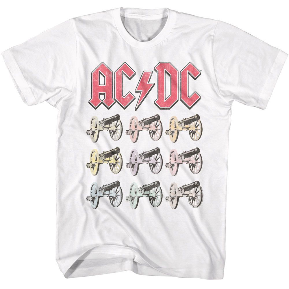 AC/DC - MULTI COLOR CANNONS SHIRT