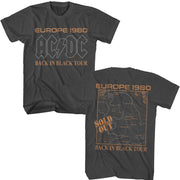 AC/DC - EUROPE 1980 SHIRT
