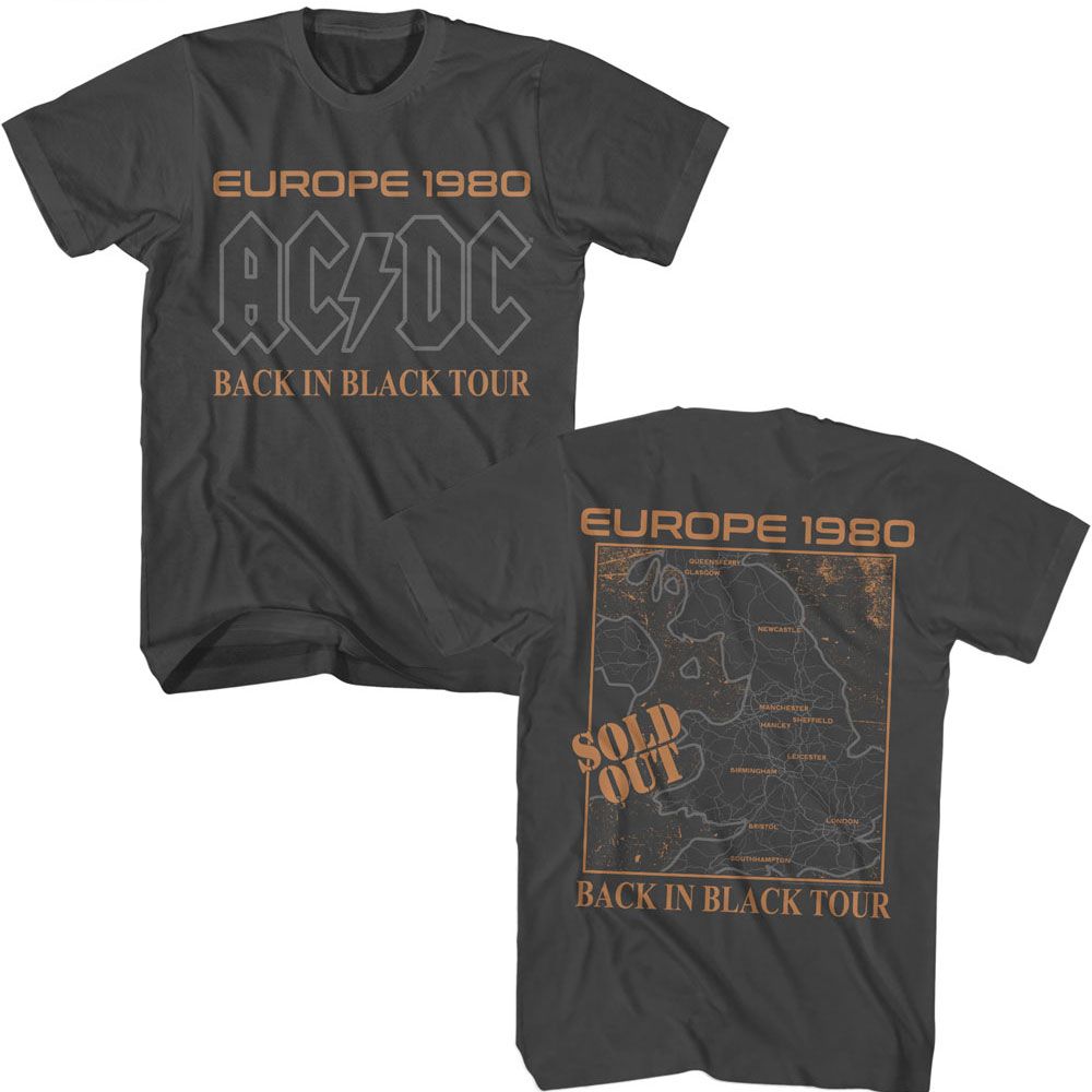 AC/DC - EUROPE 1980 SHIRT