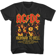AC/DC - HWTH TRACK LIST SHIRT