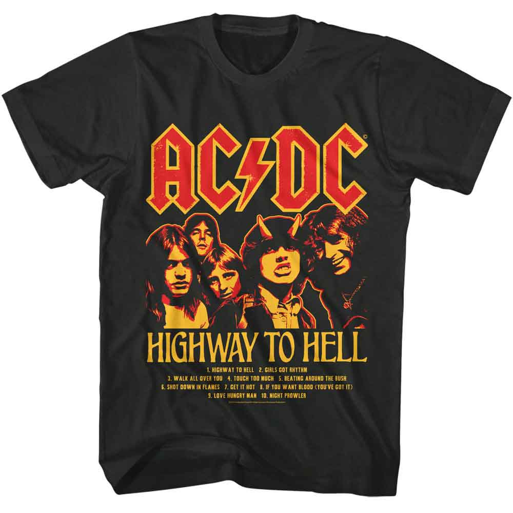 AC/DC - HWTH TRACK LIST SHIRT