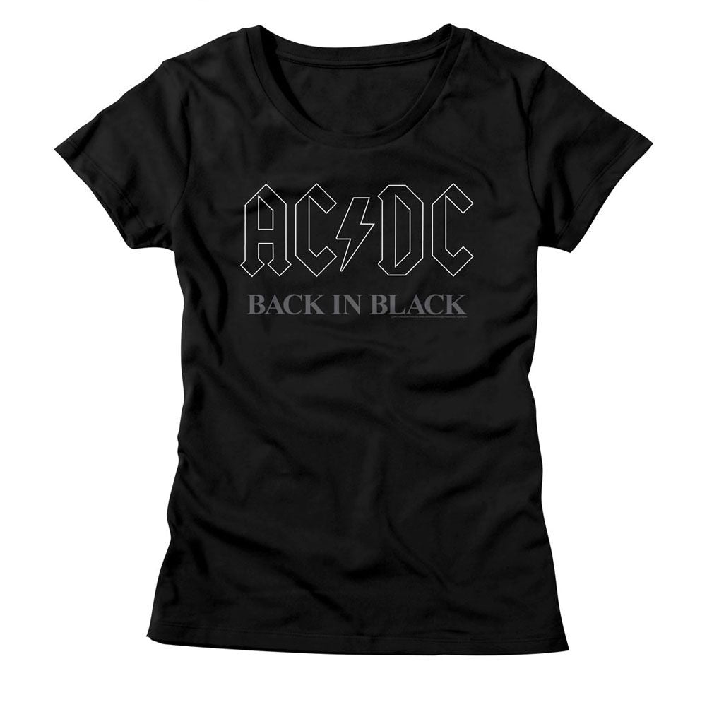 AC/DC - BACKINBLK3 LADIES SHIRT
