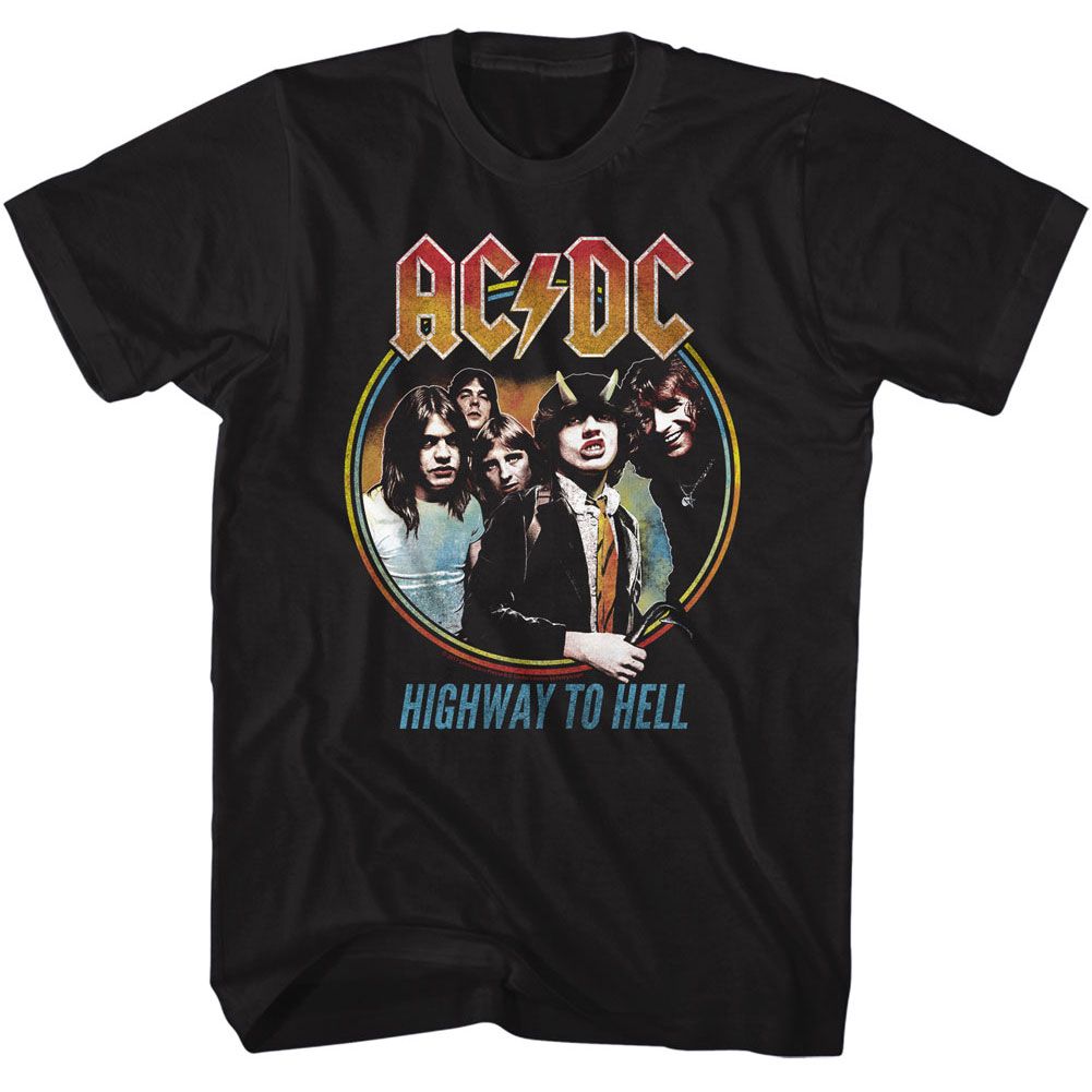 AC/DC - HIGHWAY TO HELL TRICOLOR SHIRT