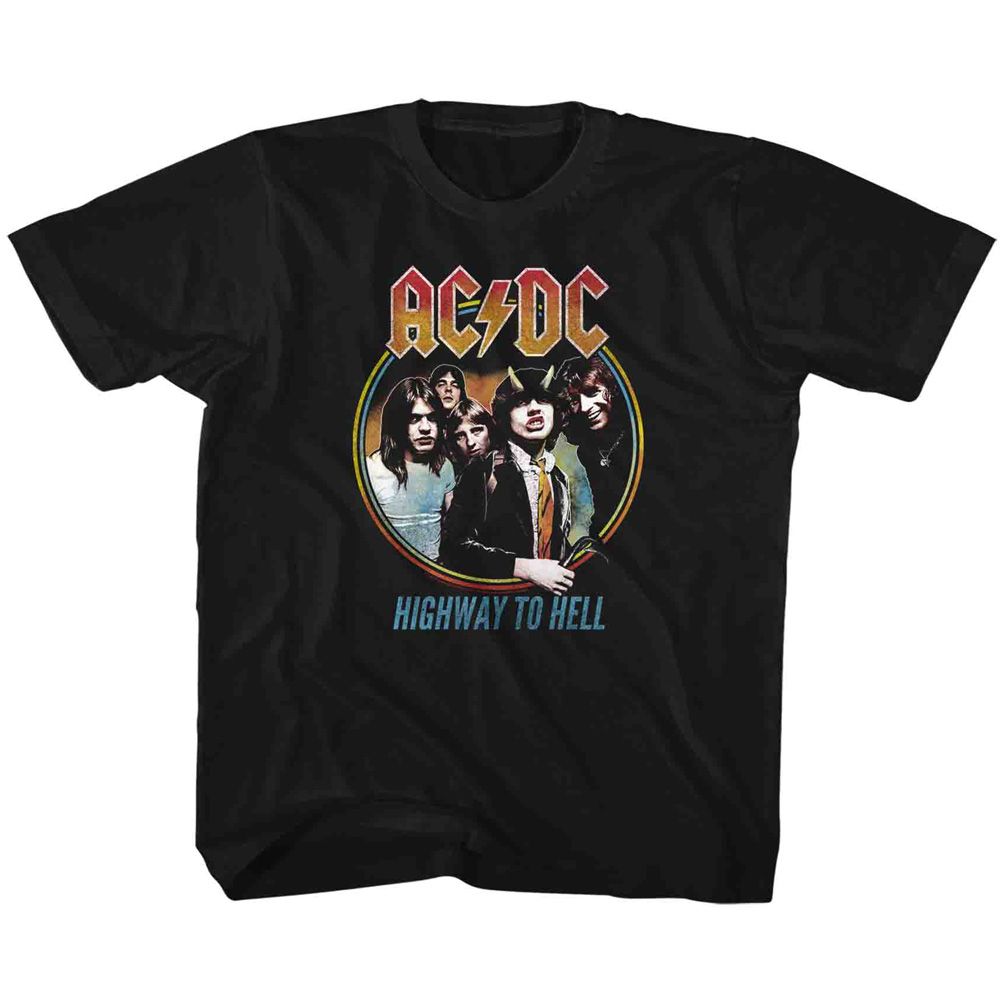 AC/DC - HIGHWAY TO HELL TRICOLOR YOUTH SHIRT