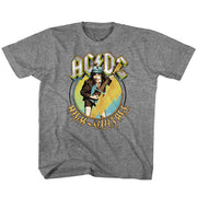 AC/DC - BLUE YELLOW VOLTAGE YOUTH SHIRT