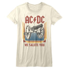 AC/DC - SALUTE LADIES SHIRT