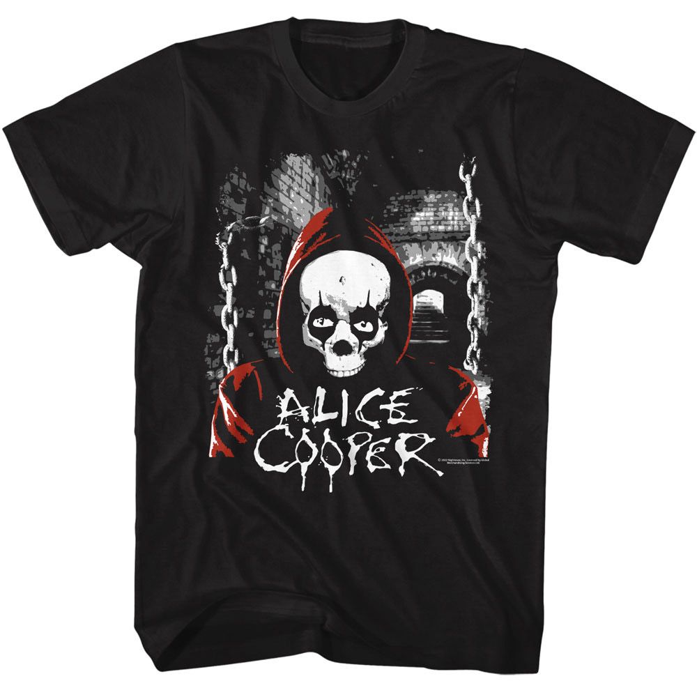 ALICE COOPER - HOODED SKULL SHIRT