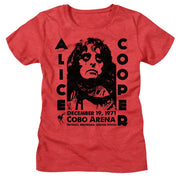 ALICE COOPER - COBO ARENA 1971 LADIES SHIRT