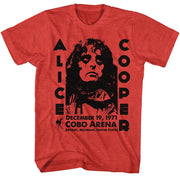 ALICE COOPER - COBO ARENA 1971 SHIRT