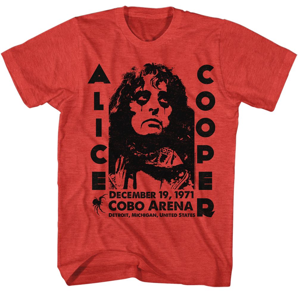 ALICE COOPER - COBO ARENA 1971 SHIRT