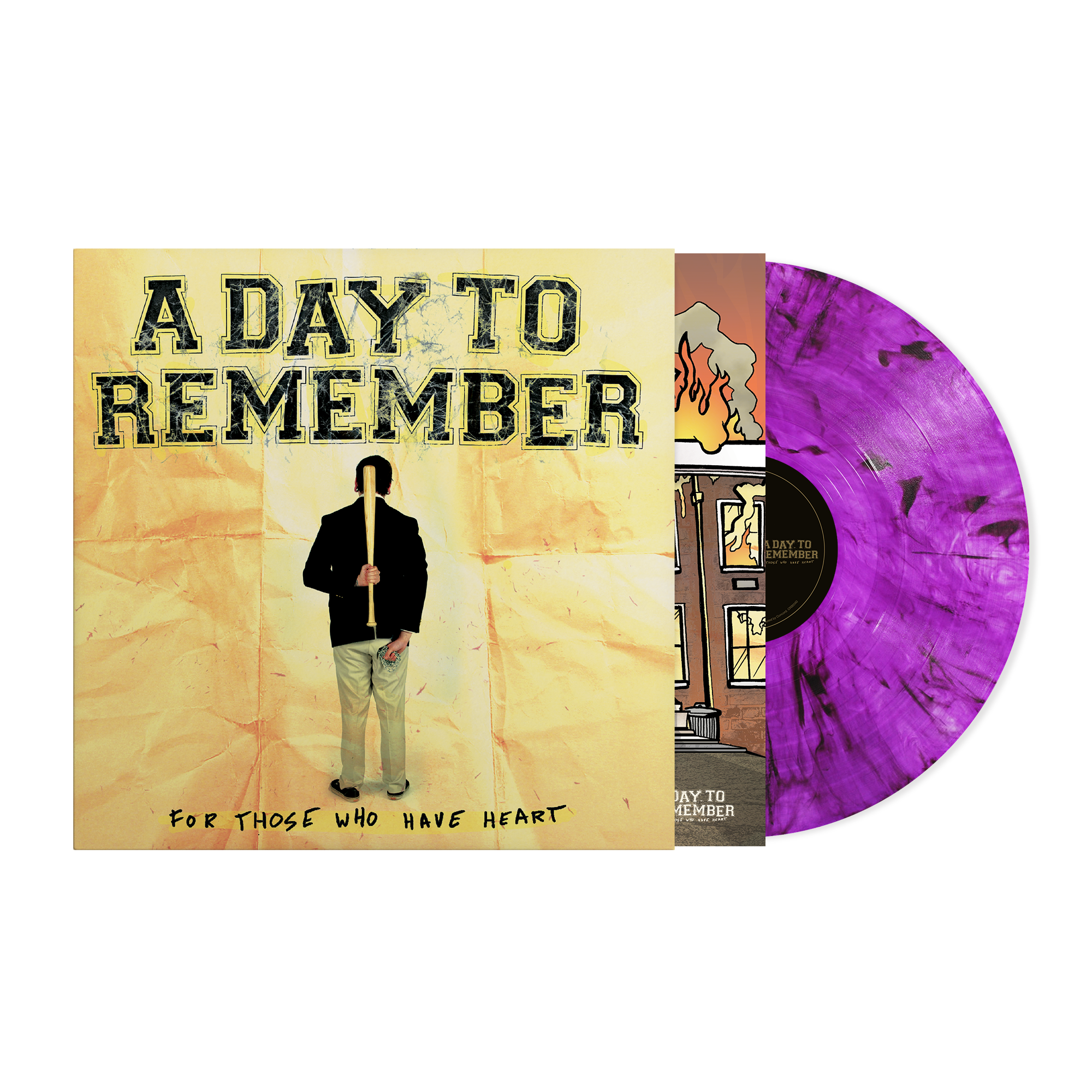 A DAY TO REMEMBER ‘FOR THOSE WHO HAVE HEART’ LP - LTD. 500 - PURPLE SMOKE