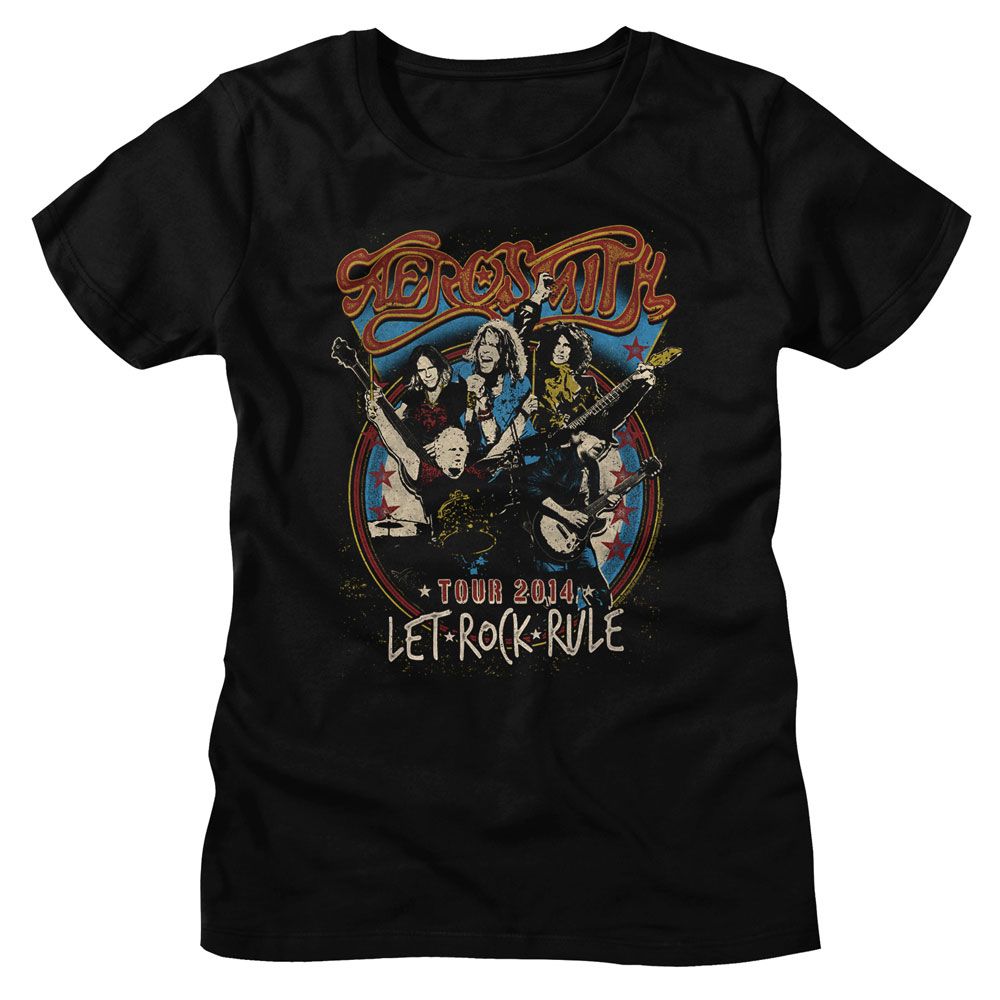 AEROSMITH - LET ROCK RULE LADIES SHIRT