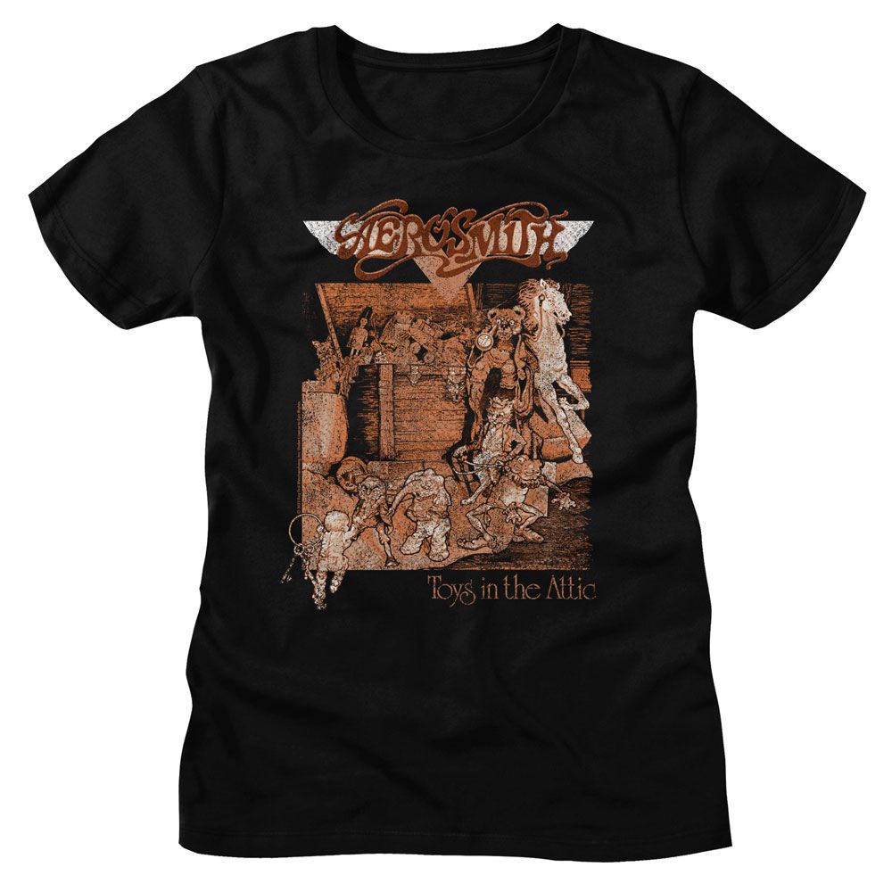 AEROSMITH - TOYS ALBUM COVER LADIES SHIRT