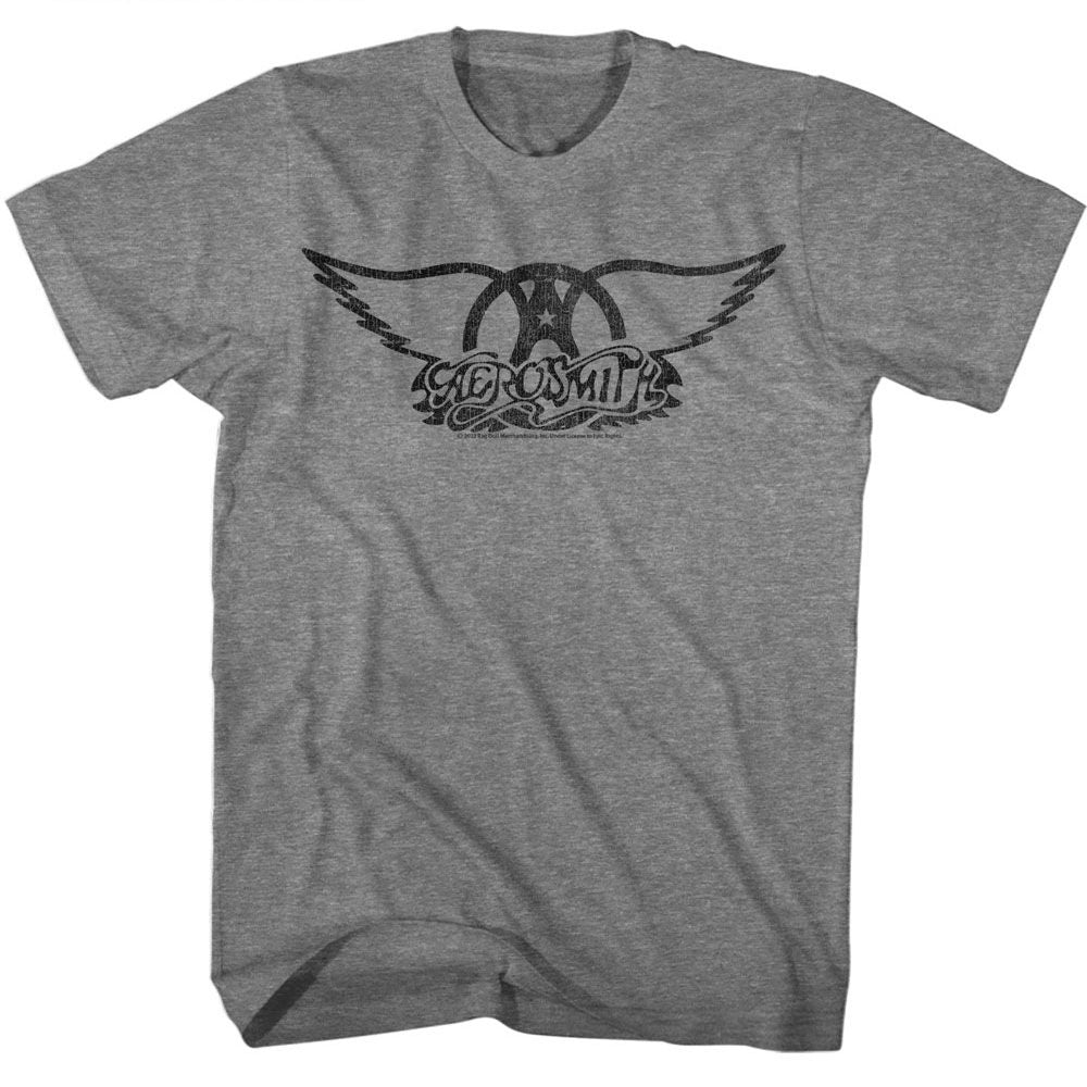AEROSMITH - BLACK LOGO SHIRT