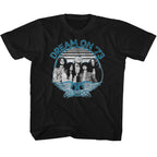 AEROSMITH - DREAM ON BLUE AND WHITE YOUTH SHIRT
