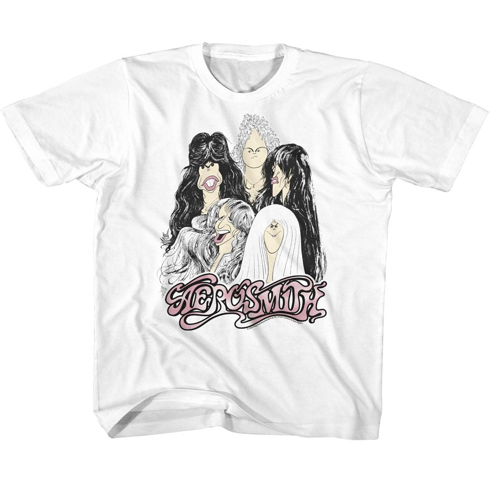 AEROSMITH - CARTOONS YOUTH SHIRT