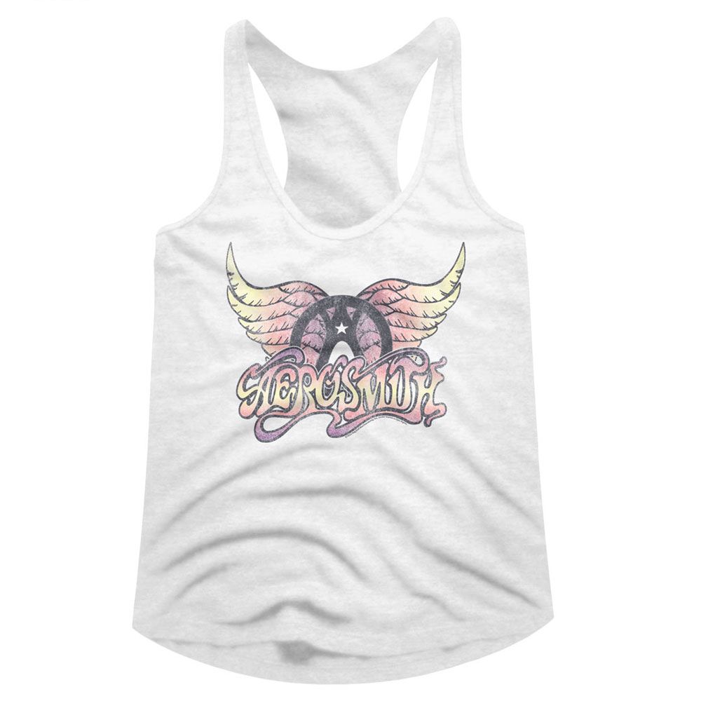AEROSMITH - FADED PINKS LADIES SHIRT