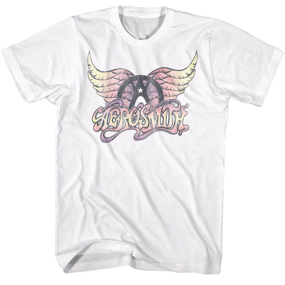 AEROSMITH - FADED PINKS SHIRT