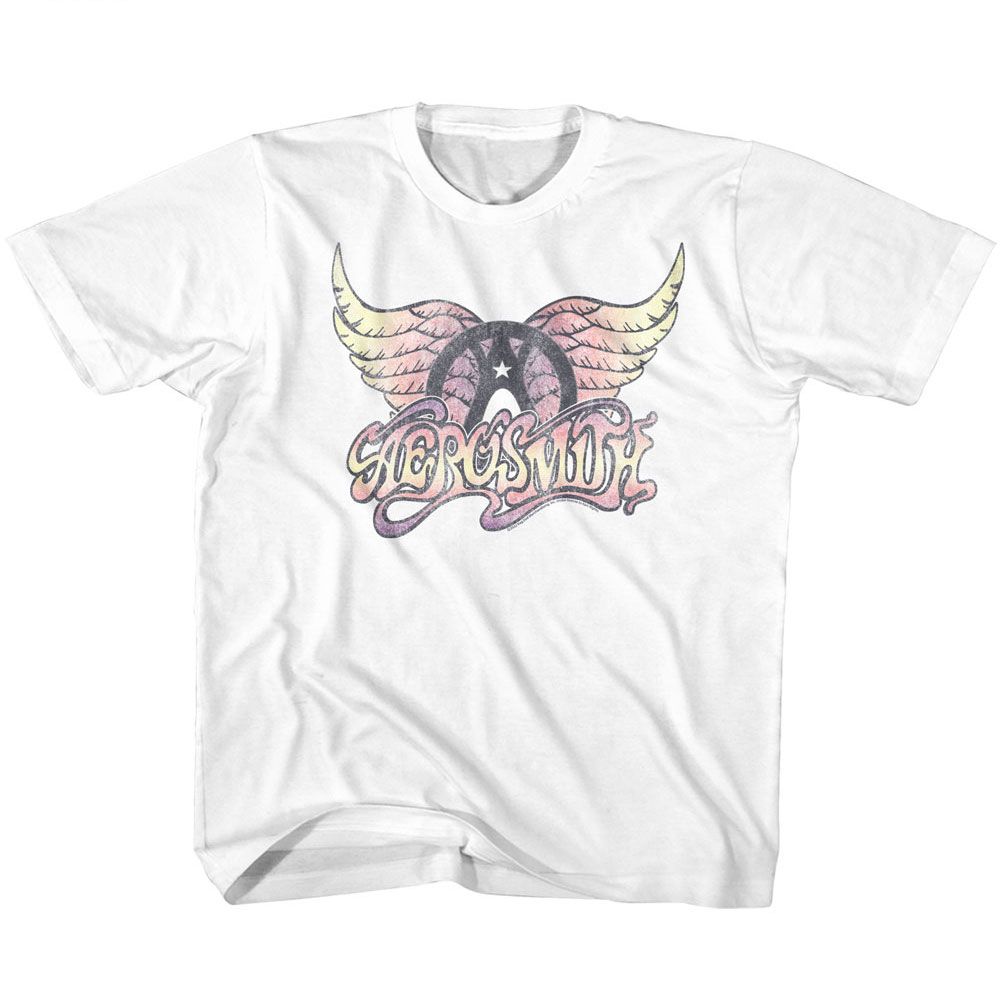 AEROSMITH - FADED PINKS YOUTH SHIRT