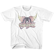 AEROSMITH - FADED PINKS YOUTH SHIRT