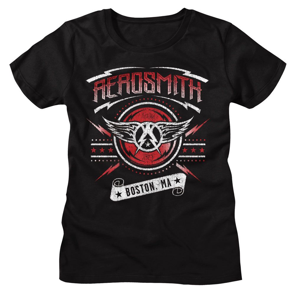 AEROSMITH - BOSTON MA LADIES SHIRT