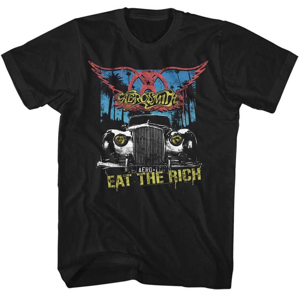 AEROSMITH - EAT THE RICH CAR SHIRT