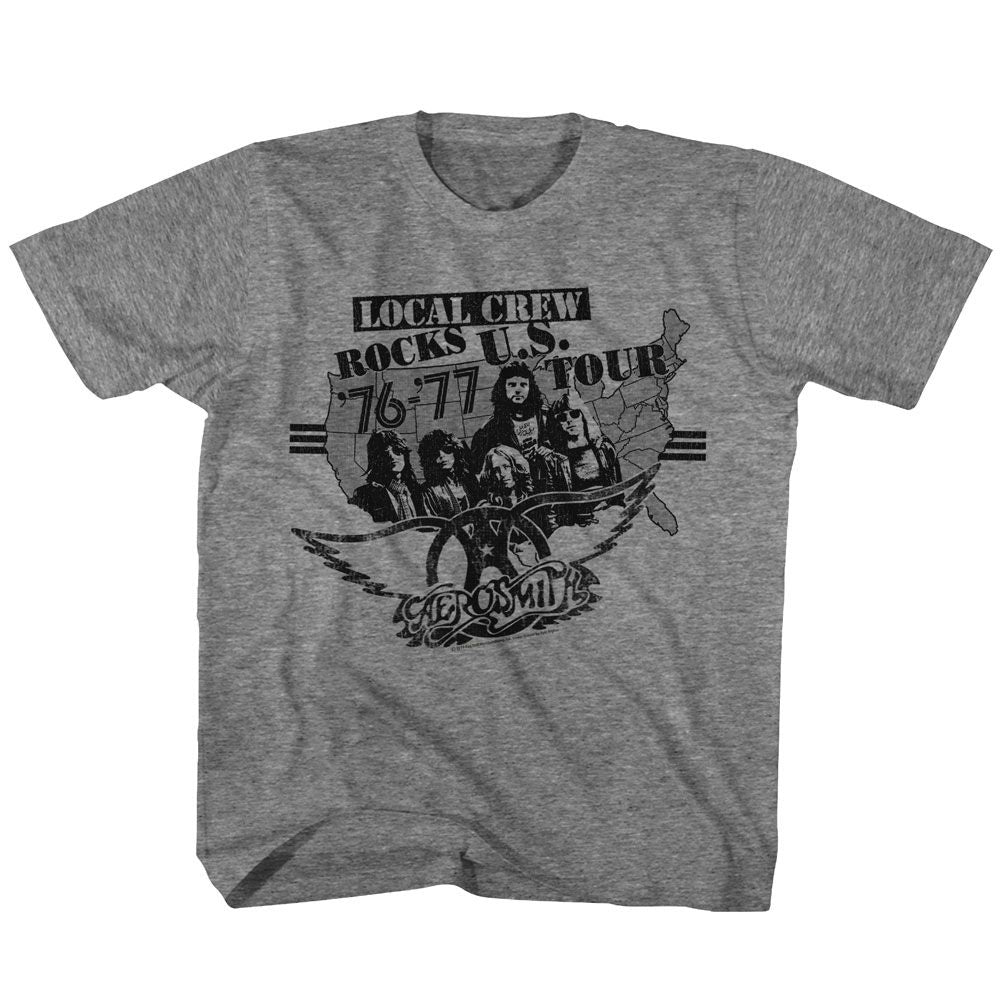 AEROSMITH - LOCAL CREW YOUTH SHIRT